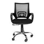 Silla Operativa Jack Black Base Cromada - Image 6