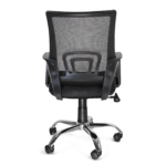 Silla Operativa Jack Black Base Cromada - Image 2