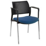 Silla KYOS SEMITAPIZADA con brazos