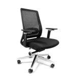 Sillón Directivo Alfa Negro Ergonómico sin Cabecera - Image 4