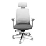 Sillón Directivo Gris con Cabecera Alfa – Ergonómico