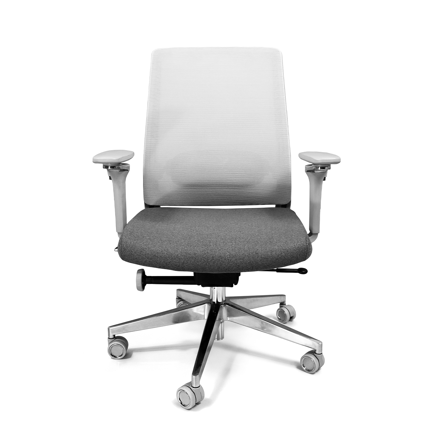 LIDO-G-FRENTE.jpg Sillón Directivo Alfa Gris Ergonómico para Oficina - Image 1