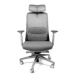 Sillón Londres gris con cabecera – Ejecutivo ergonómico de oficina - Image 8