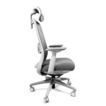 Sillón Londres gris con cabecera – Ejecutivo ergonómico de oficina - Image 9