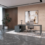 Escritorio directivo con credenza STUDIO