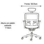 Sillón ejecutivo ARSENAL - Image 3