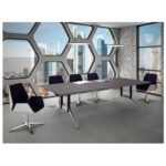 Mesa sala de juntas B/CHROME