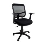 Silla ahd Dolfi negra con brazos
