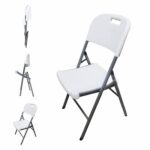 Silla plegable con estructura de acero