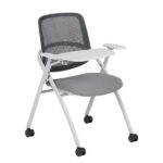 Silla de capacitación Track Rodajas Gris