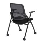 Silla de capacitación Track Rodajas Negra - Image 10