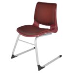 Silla Bold trineo pintada tapizada