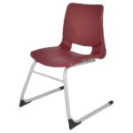 Silla Bold trineo pintada