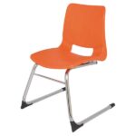 Silla Bold trineo cromada