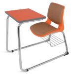 Pupitre ambidiestro BOLD cromado con tapiz