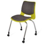 Silla secretarial apilable BOLD tapizada